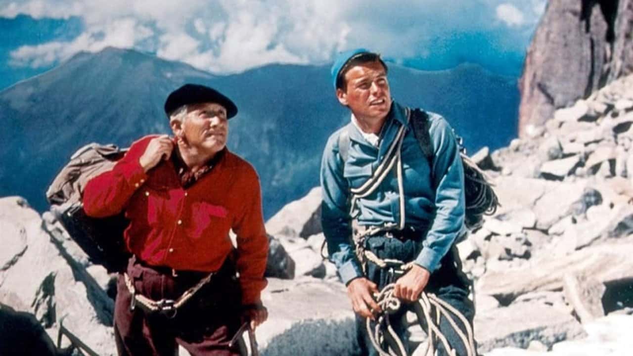 Nonton film The Mountain (1956) subtitle indonesia streaming HD gratis