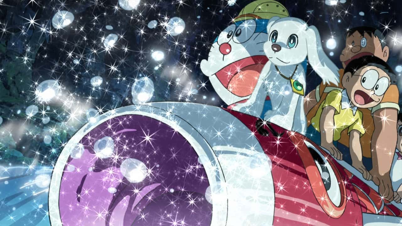 Nonton film Doraemon: New Nobita's Great Demon - Peko and the Exploration Party of Five (2014) subtitle indonesia streaming HD gratis