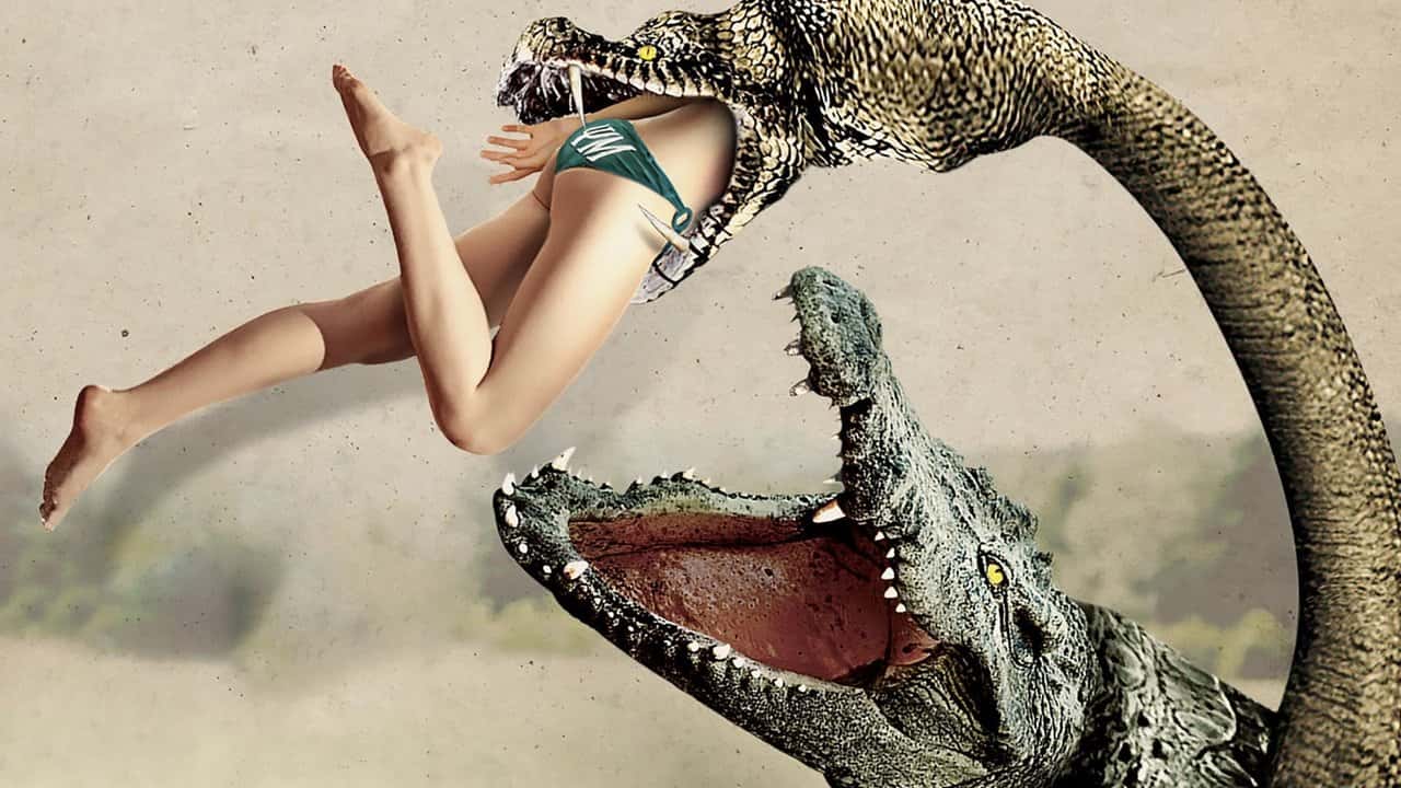 Nonton film Lake Placid vs. Anaconda (2015) subtitle indonesia streaming HD gratis